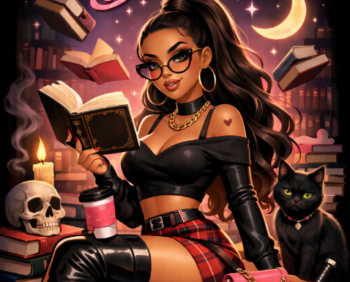 Bookworm Baddies📖🐛💋. cover photo collage