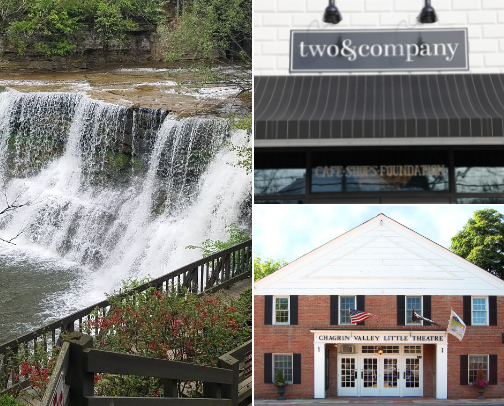 Chagrin Falls, OH | Things to do cover photo collage