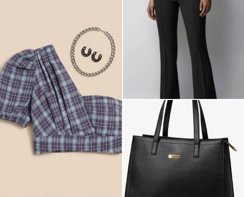 Chic outfit cover photo collage
