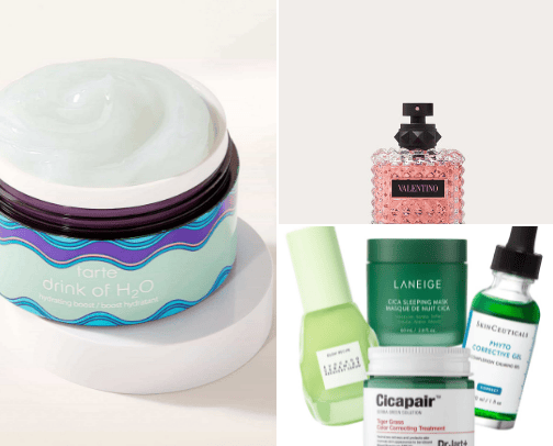 Cosmetics cover photo collage