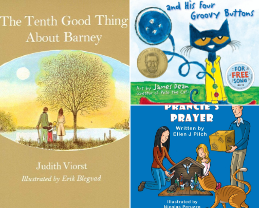 Children's Books About Cats cover photo collage