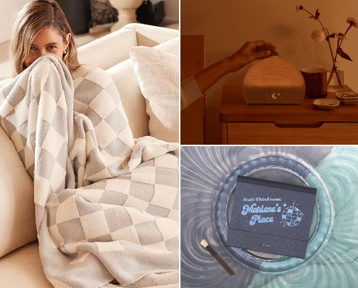 Gift Guide for the Cozy Girl/Homebody cover photo collage