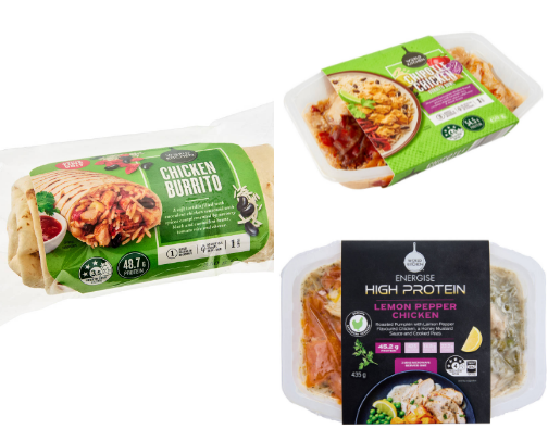 Teekay’s High Protein Meals cover photo collage