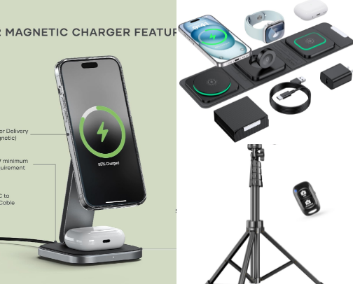 Tech & Everyday Gadgets cover photo collage