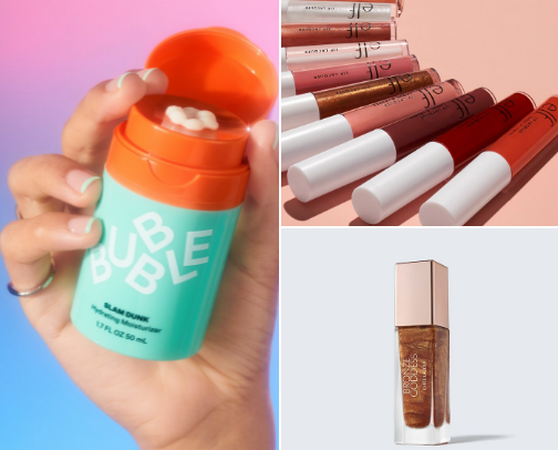 Minimalist makeup and skincare 👛💄 cover photo collage