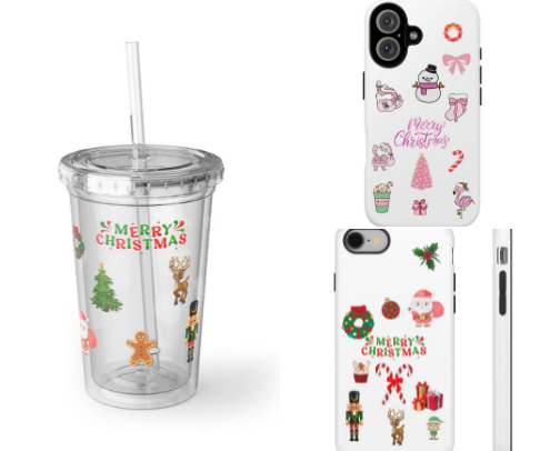 Favorite Etsy Finds for Christmas cover photo collage