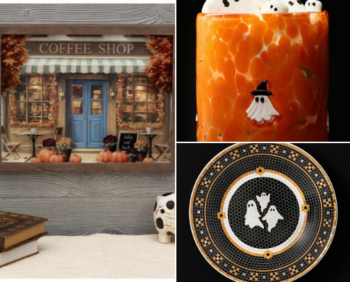 Fall/Halloween decor 🧡🍂 cover photo collage