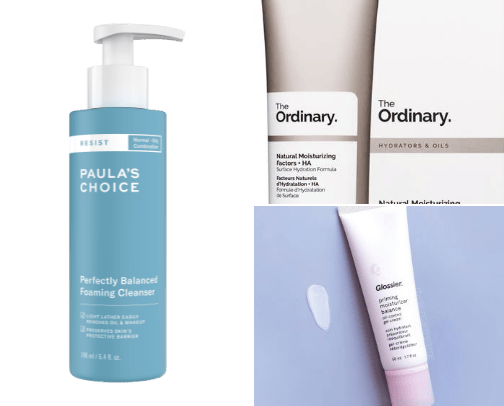 Skincare musthaves cover photo collage