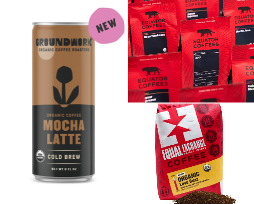 US-made drink brands worth the money - coffee, kombucha, tea, sodas, etc! cover photo collage