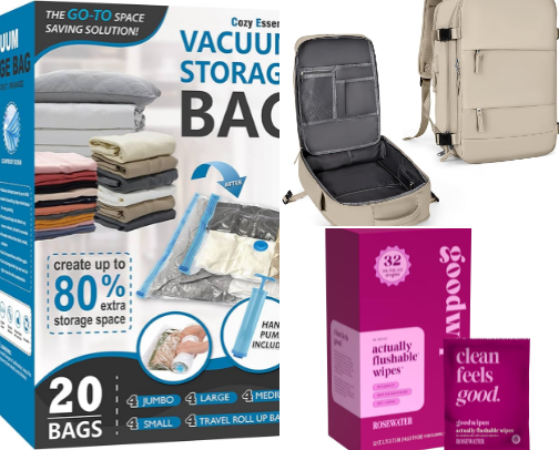 Travel Essentials I Never Fly Without ✈️💕 cover photo collage