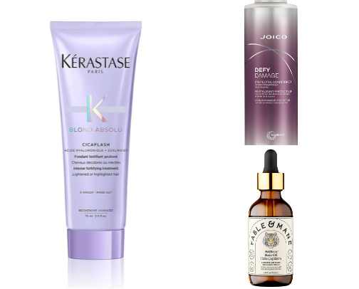 Product Staples if Your Hair is Fried, Dyed, and Laid to the Side cover photo collage