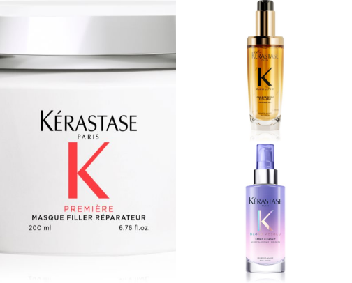 Premium hair products that support hair growth, fortify strands, and repair damage😇 cover photo collage