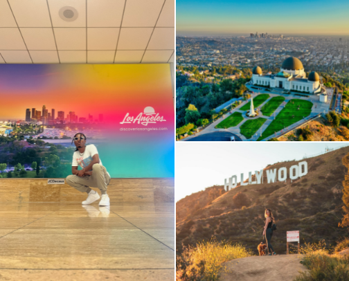 LA is a party in the USA cover photo collage