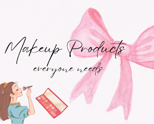 Favorite makeup products cover photo collage
