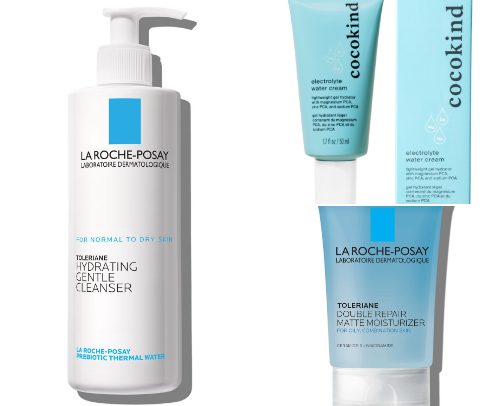 Oily skin 😓 cover photo collage