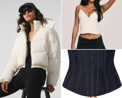 Clothing items cover photo collage