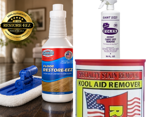Household products cover photo collage