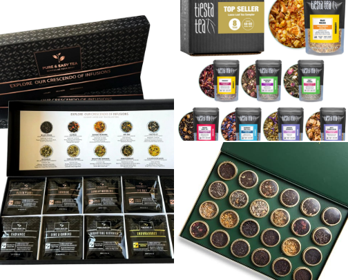 Tea Gift Sets cover photo collage