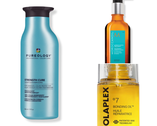 salon-quality hair treatments & tools for home cover photo collage