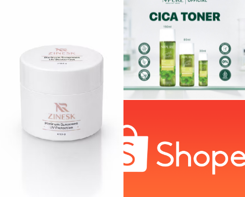 Rangkaian Skincare Murah Shopee yang aku juga pake sendiri cover photo collage