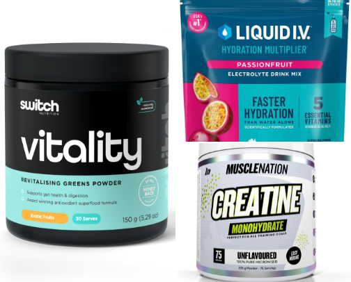 Supplements for the 40+ Mama cover photo collage