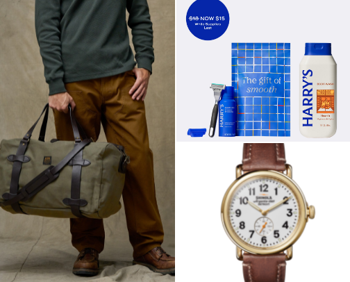 The Modern Man's Playbook: 09 Gifts That Level Up His Life cover photo collage