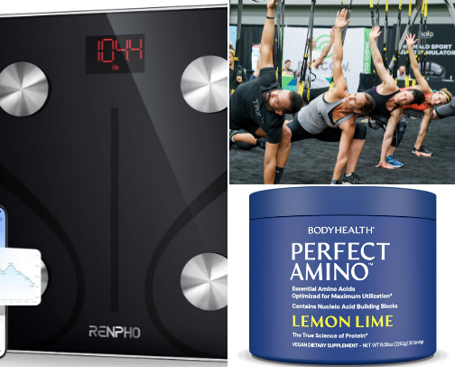 Health/Fitness refer cover photo collage