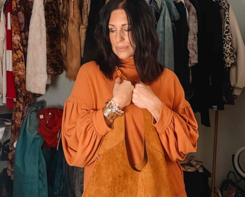 Fall bags that look lux for less. cover photo collage