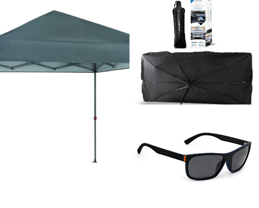 Temperature protection cover photo collage