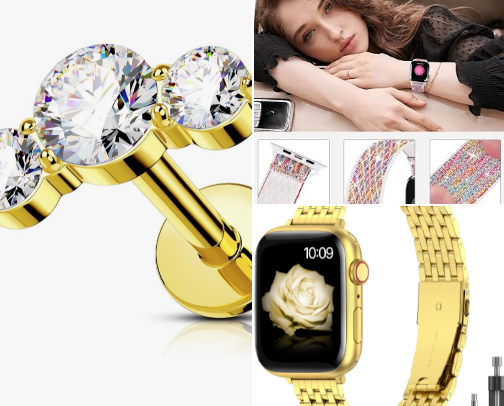 Cute accessories cover photo collage