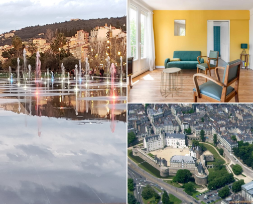 A memorable hotel stay worth considering, Castles, Creative Sights, Riverside Walks & Easy Stays Nantes, France cover photo collage