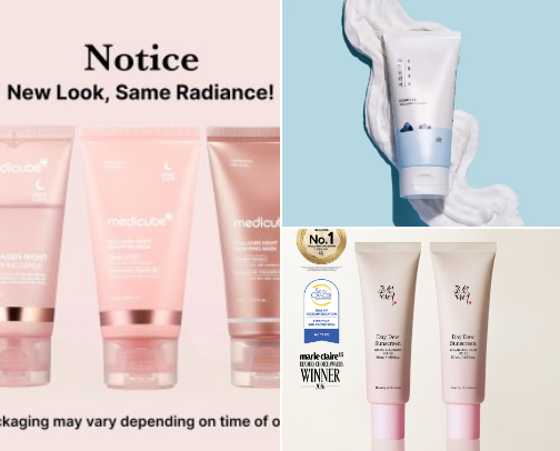 Korean Skincare cover photo collage
