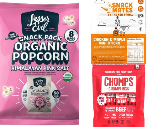 Mom approved kid snacks 🍿 cover photo collage