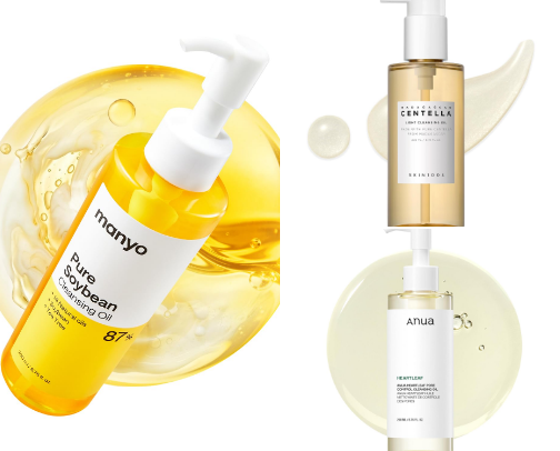The Best Korean Cleansing Oils✨ cover photo collage