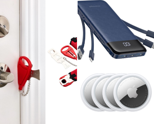 My top travel gadgets cover photo collage