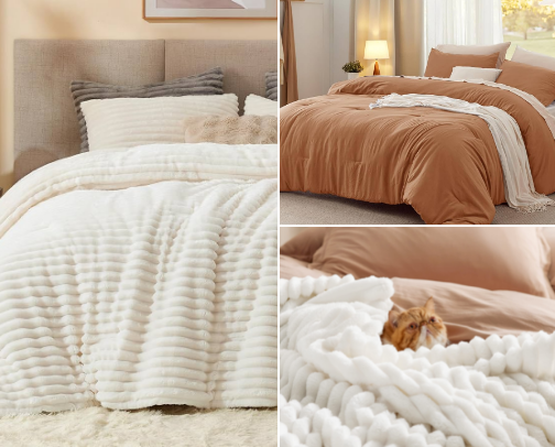 Simple Fall Bedding - Amazon Edition cover photo collage