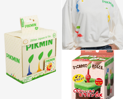 Pikmin merch cover photo collage