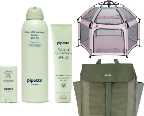 The Sandbox: Beach must-haves for babies & toddlers cover photo collage