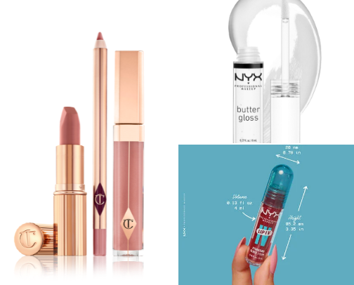 my fav lip products🎀 cover photo collage