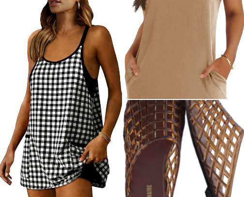 Summer fashion cover photo collage