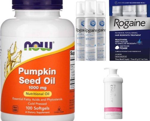 Best Products for Thinning Hair & Hair Growth cover photo collage
