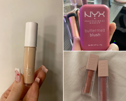 Must haves in ur makeup vanity✨ cover photo collage