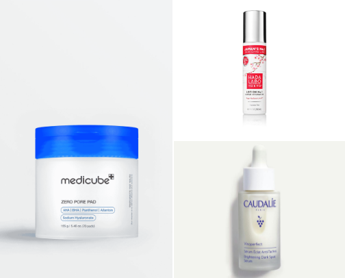 What you will find in my skincare bag👛 cover photo collage