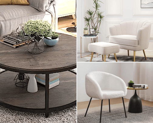 Interior Furniture cover photo collage