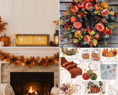 It’s time to start your fall decor!!! cover photo collage