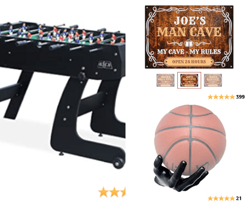 Man Cave Necessities cover photo collage