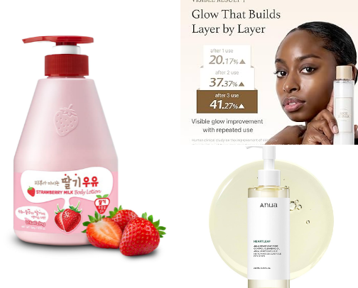 Korean Skincare cover photo collage