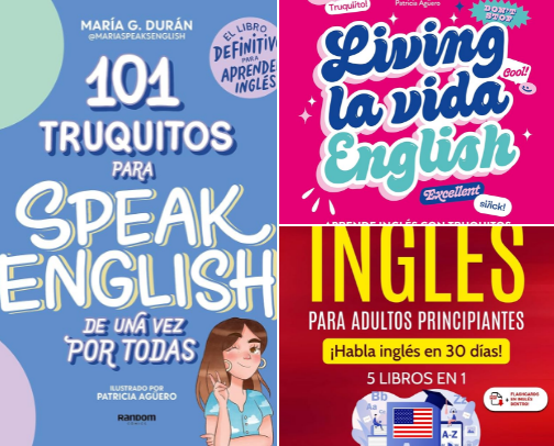 Download - Guia complementaria para 101 truquitos para speak English de una vez por todas [101 Tricks to Speak English Once and for All]: El libro definitivo para aprender ingles [The Definitive Book to Learn English] cover photo collage