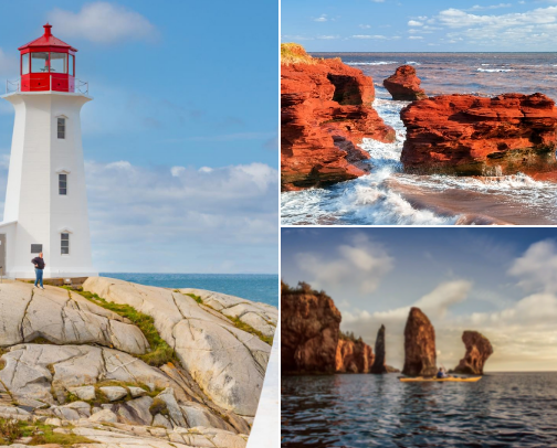 Canadas East Coast cover photo collage