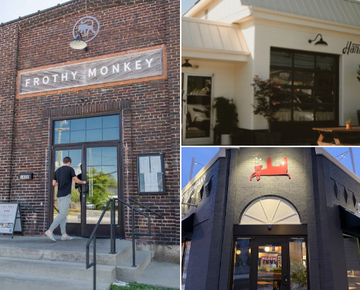 My Favorite Coffee Shops in Franklin TN cover photo collage
